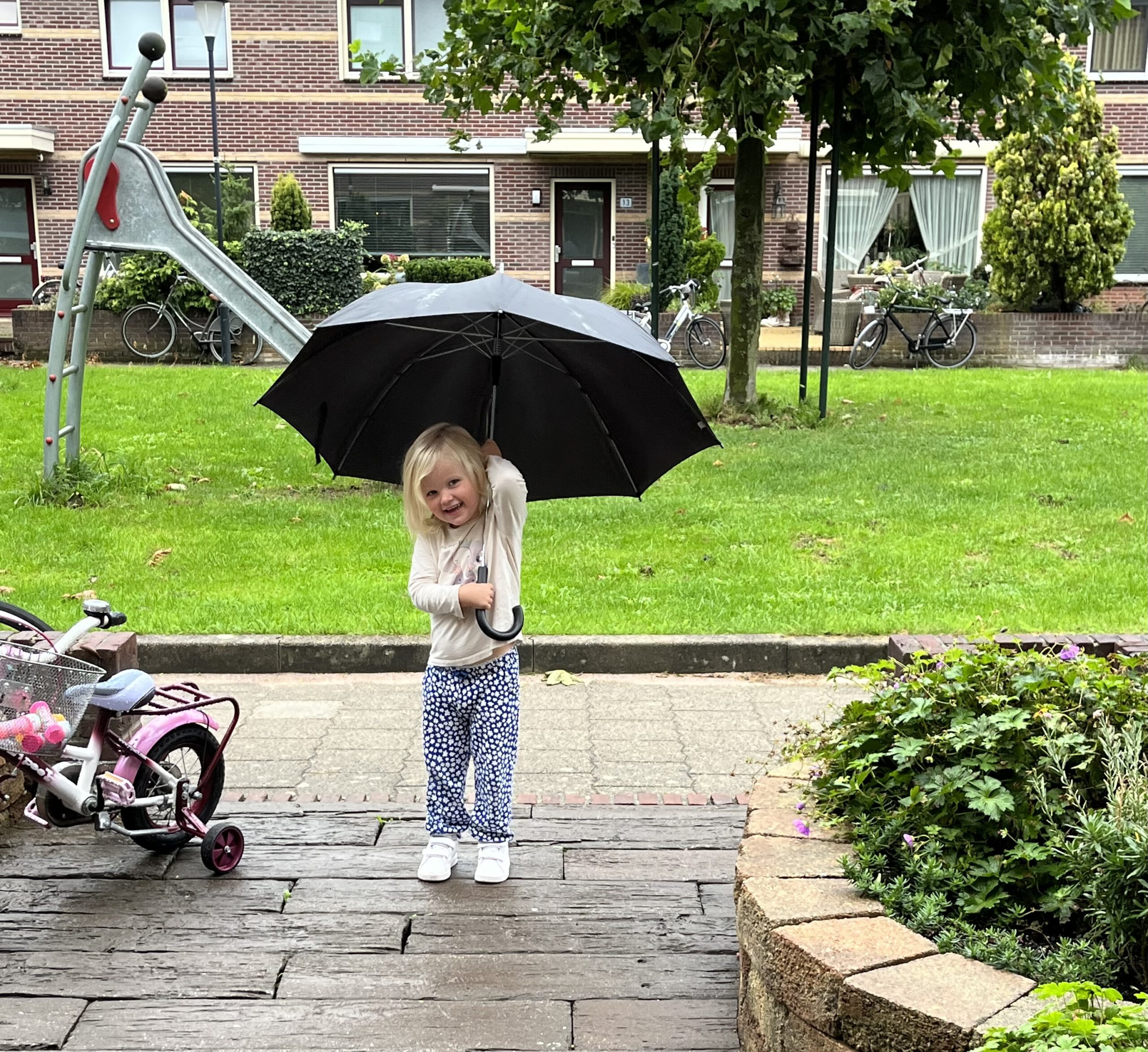 Wachten tot de zon gaat schijnen...