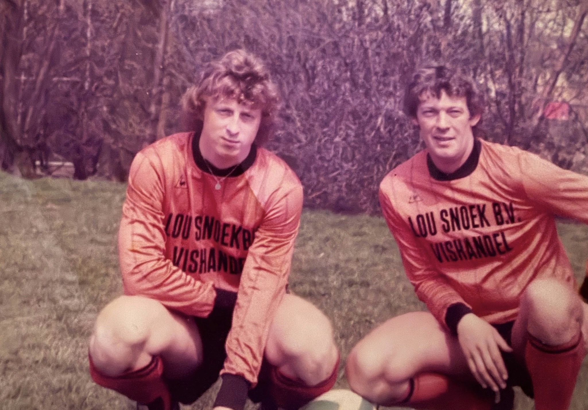 Ome Jan (rechts) met Johan Boetti