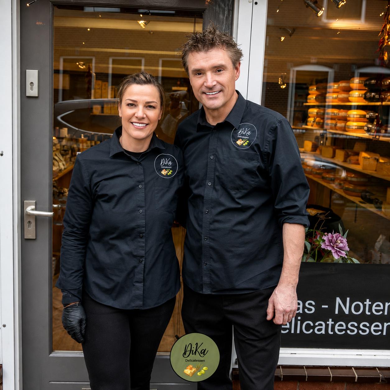 Diana en Carlo voor hun eigen zaak